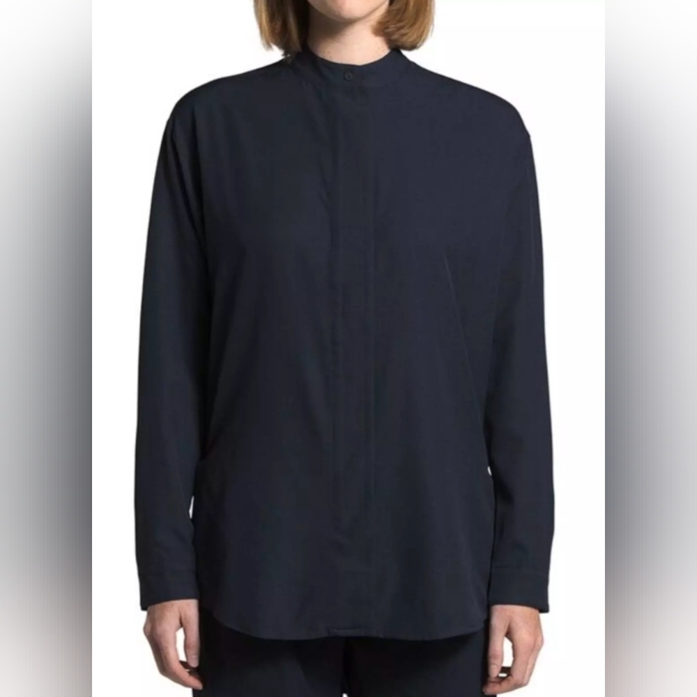 The North Face Navy Blue Button-Down Shirt